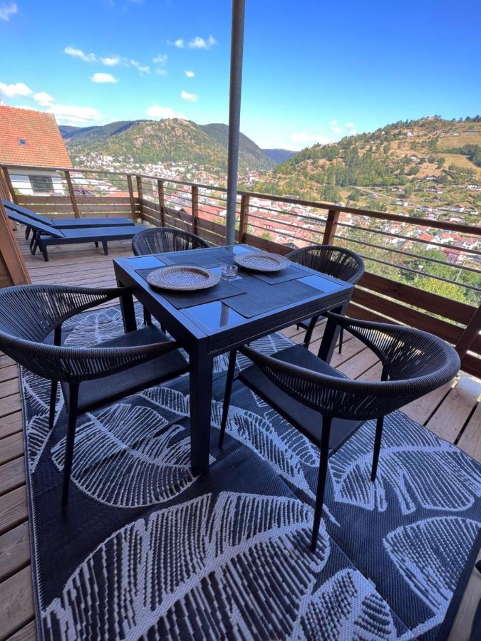 Magnifique Appartement Classe 4 Etoiles Avec Sauna Et Terrasse Dans Chalet La Bresse Ngoại thất bức ảnh